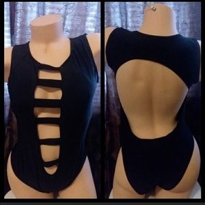 Mansion Black One Piece Swimsuit